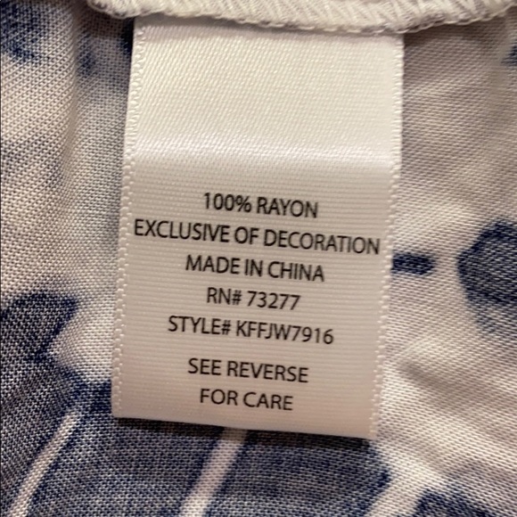 New Blue&White tye die Cardigan Size M - Picture 6 of 6